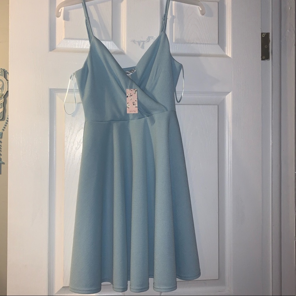 Brand New Blue Flare Dress